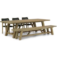 Aanbieding Lifestyle Dallas/Lazio 260 cm dining tuinset 5-delig