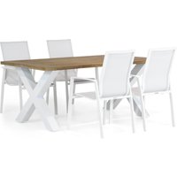 Aanbieding Lifestyle Ultimate/Cardiff 180 cm dining tuinset 5-delig