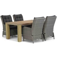 Aanbieding Garden Collections Kingston/Brighton 200 cm dining tuinset 5-delig