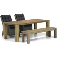 Aanbieding Garden Collections Kingston/Brighton 200 cm dining tuinset 4-delig