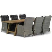 Aanbieding Garden Collections Kingston/Lazio 260 cm dining tuinset 7-delig
