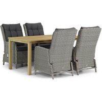 Aanbieding Garden Collections Kingston/Weston 160 cm dining tuinset 5-delig