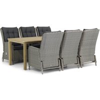 Aanbieding Garden Collections Kingston/Weston 210 cm dining tuinset 7-delig