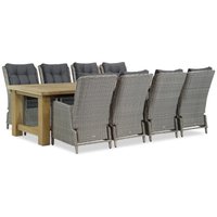 Aanbieding Garden Collections Kingston/Fourmile 300 cm dining tuinset 9-delig
