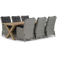 Aanbieding Garden Collections Kingston/Oregon 240 cm dining tuinset 7-delig