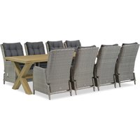 Aanbieding Garden Collections Kingston/Oregon 300 cm dining tuinset 9-delig