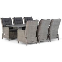 Aanbieding Garden Collections Kingston/Graniet 220 cm dining tuinset 7-delig