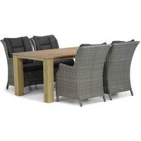 Aanbieding Garden Collections Aberdeen/Brighton 200 cm dining tuinset 5-delig