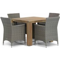 Aanbieding Garden Collections Dublin/Brighton 100 cm dining tuinset 5-delig