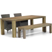 Aanbieding Garden Collections Dublin/Brighton 200 cm dining tuinset 4-delig