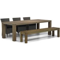 Aanbieding Garden Collections Dublin/Brighton 240 cm dining tuinset 5-delig