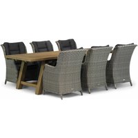 Aanbieding Garden Collections Aberdeen/Lazio 260 cm dining tuinset 7-delig