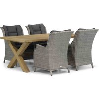 Aanbieding Garden Collections Aberdeen/Oregon 200 cm dining tuinset 5-delig
