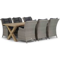 Aanbieding Garden Collections Aberdeen/Oregon 240 cm dining tuinset 7-delig