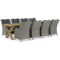Aanbieding Garden Collections Aberdeen/Oregon 300 cm dining tuinset 9-delig