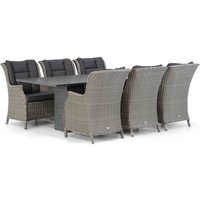 Aanbieding Garden Collections Aberdeen/Graniet 220 cm dining tuinset 7-delig