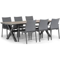 Aanbieding Lifestyle Rome/Forest 240 cm dining tuinset 7-delig