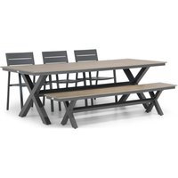 Aanbieding Lifestyle Stella/Forest 240 cm dining tuinset 5-delig