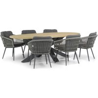 Aanbieding Lifestyle Western/Brookline 240 cm ovaal dining tuinset 7-delig