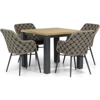 Aanbieding Lifestyle Crossway/Veneto 90 cm dining tuinset 5-delig