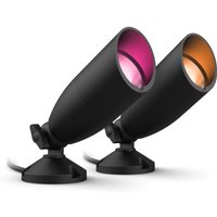 Koop WiZ Tunable White & Color Outdoor Bodemspot Starter-Kit 450lm - 2-pack - Zwart - 8720169071599