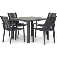 Aanbieding Santika Annisa/Young 92 cm dining tuinset 5-delig