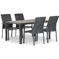 Aanbieding Presto Ricadi/Young 155 cm dining tuinset 5-delig