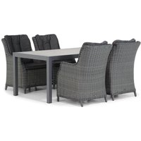 Aanbieding Garden Collections Buckingham/Residence 164 cm dining tuinset 5-delig