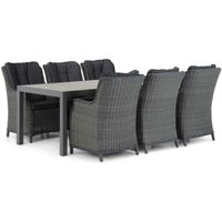 Aanbieding Garden Collections Buckingham/Residence 220 cm dining tuinset 7-delig