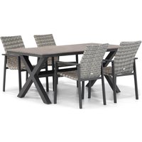 Aanbieding Lifestyle Upton/Forest 180 cm dining tuinset 5-delig