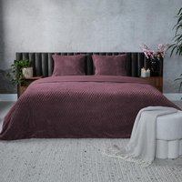 Aanbieding Teddy Hexagon dekbedovertrek - bordeauxrood - 8721184890226