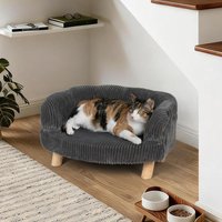 Aanbieding Teddy rib huisdierenfauteuil - antraciet - 8721042580122