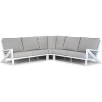 Aanbieding Santika Yovan/Rockville 160 cm dining tuinset 7-delig