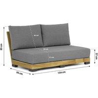 Aanbieding Coco Penya/Montana 130 cm dining tuinset 5-delig