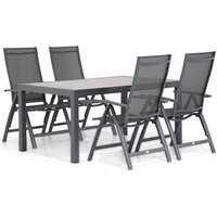 Aanbieding Santika Suka/Leafline 240 cm dining tuinset 7-delig