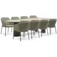 Aanbieding 4 Seasons Outdoor Florence/Weave 300x120 cm dining tuinset 9-delig