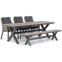Aanbieding Santika Guss hoek loungeset 5-delig