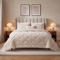 Aanbieding Lazy all-in-one dekbed Teddy fur - beige - 8720578170036
