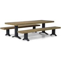 Aanbieding Lifestyle Essence/Rockville 160 cm dining tuinset 7-delig