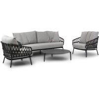 Aanbieding 4 Seasons Calpi/Pacific 100 cm stoel-bank loungeset 4-delig