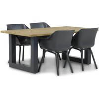 Aanbieding Lifestyle Fiora/Voyage 240x120 cm dining tuinset 7-delig