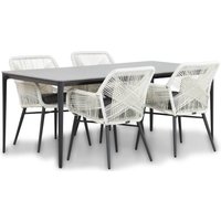 Aanbieding Coco Elara/Como 220x100 cm dining tuinset 7-delig