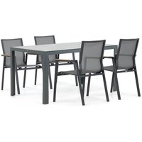 Aanbieding Santika Samari/Trino 140 cm dining tuinset 5-delig