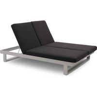 Aanbieding Lifestyle Massimo ligbed met kussen wit/carbon