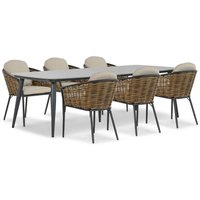 Aanbieding 4 Seasons Outdoor Calma/Voyage 300x120 cm dining tuinset 9-delig