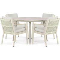 Aanbieding Domani Trivento/Rockville 160 cm dining tuinset 7-delig
