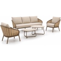 Aanbieding Apple Bee Pine Key/Pine Key 63/79 cm stoel-bank loungeset 5-delig