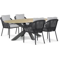 Aanbieding Apple Bee Camp Bay/Zanzibar 220x110 cm dining tuinset 7-delig