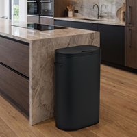 Aanbieding Prullenbak 60 liter ovaal – zwart - 8721184891414