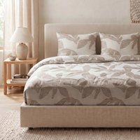 Aanbieding Lazy all-in-one dekbed met instopstrook - taupe - 8720578208098